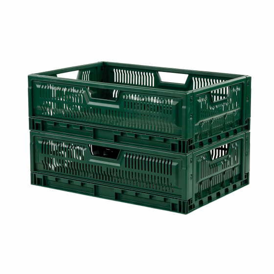 Foldable stacking crate - 600 x 400