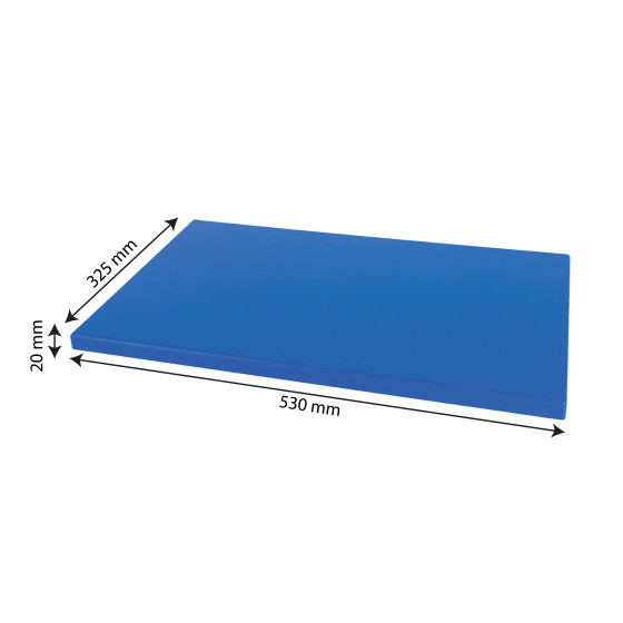 Smooth chopping board GN 1/1 HACCP