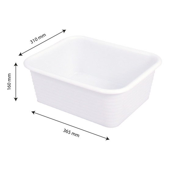 Rectangular reinforced container