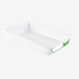 Biobased flat tray