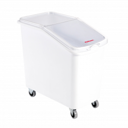 100 L ingredients container + lid - steel wheel housing