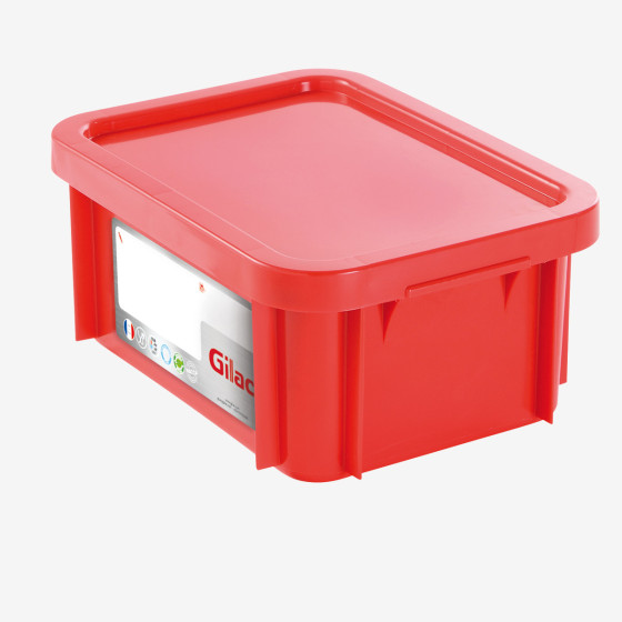 Rectangular HACCP container +  lid