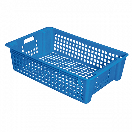 Gilactiv® stacking and nesting perforated crate