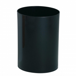 Small waste paper basket - black