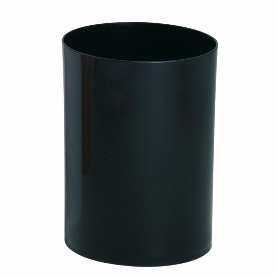 Small waste paper basket - black