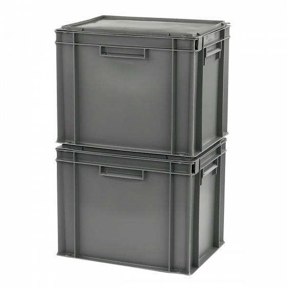 Solid container + attached lid - 400 x 300