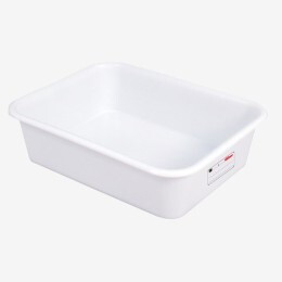 Divider tray with writable traceability area - 600 x 400 mm - white