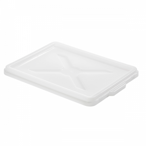 Couvercle pour demi-bac à pâtons clipsable 400 x 300 mm - blanc