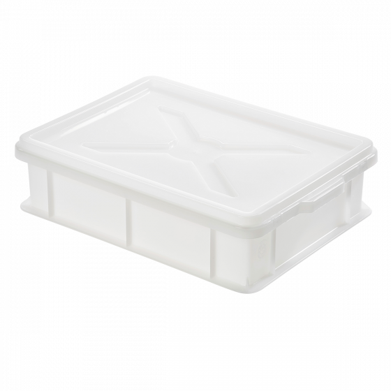 Couvercle pour demi-bac à pâtons clipsable 400 x 300 mm - blanc