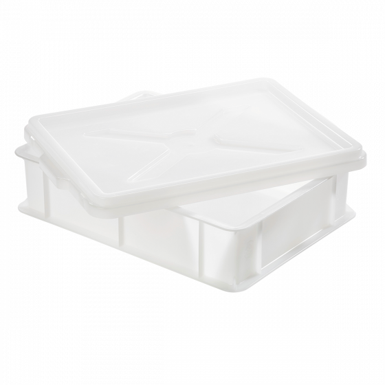 Couvercle pour demi-bac à pâtons clipsable 400 x 300 mm - blanc