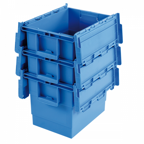 Container with integrated lid - 400 x 300