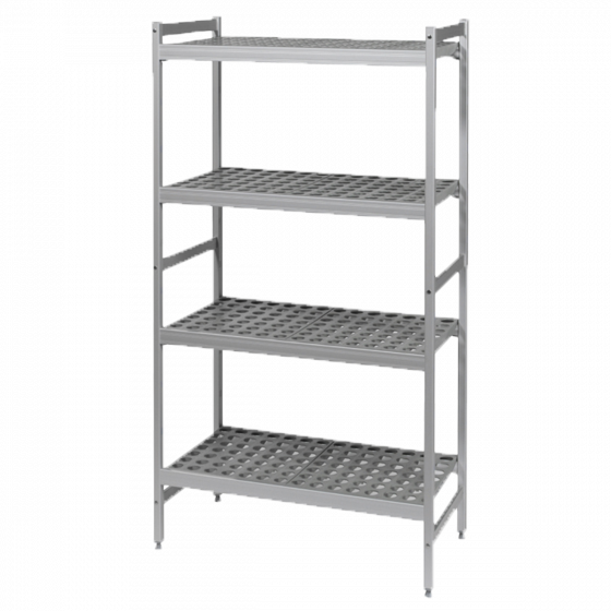 Rayonnage modulaire 4 niveaux - petit modèle