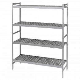 Rayonnage modulaire 4 niveaux - moyen modèle