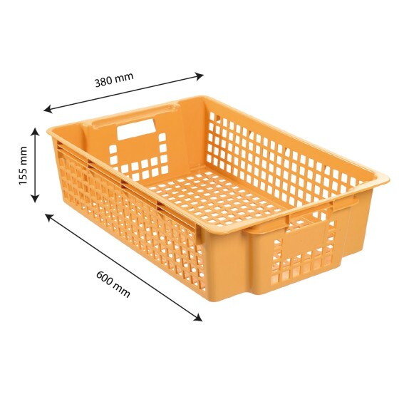 Caisse ajourée empilable emboîtable 28 L