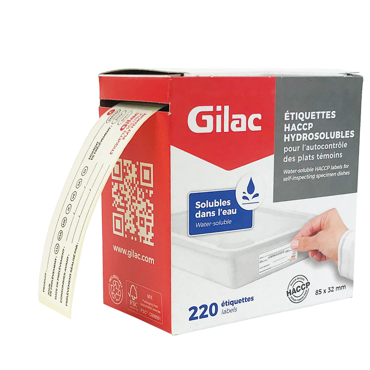 Étiquettes allergènes réutilisables PuraCycle (paquet de 20) DC458