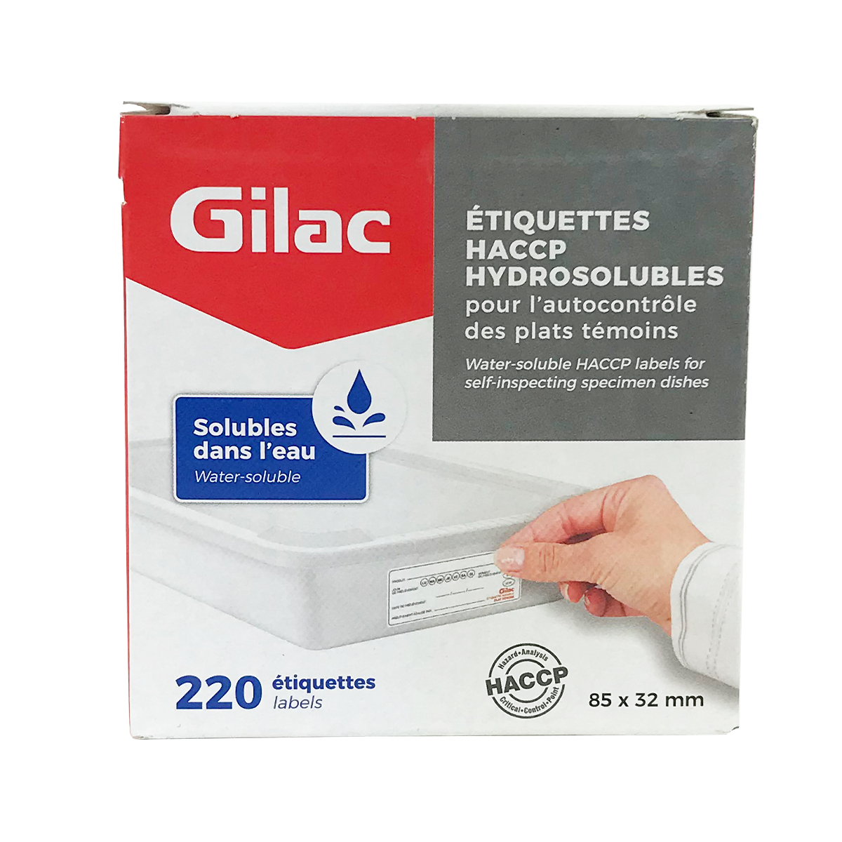 Étiquettes hydrosolubles vierges biodégradables - Luquet et Duranton