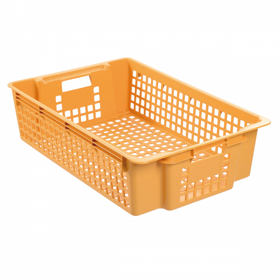 Large pastry crate - 28 L - beige