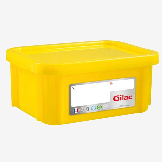 Rectangular HACCP container +  lid