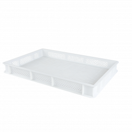 Bac Alimentaire Rectangulaire Plat Blanc Gilac - Bacs alimentaire  Professionnels - La Toque d'Or