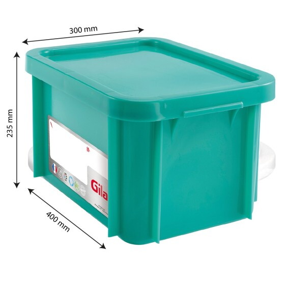 Rectangular HACCP container +  lid