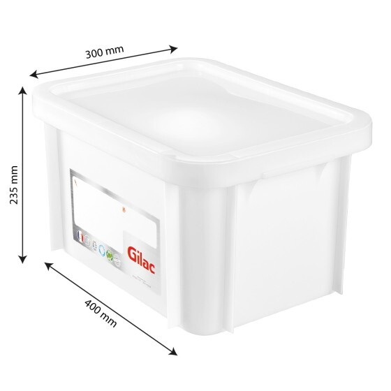 Rectangular HACCP container +  lid