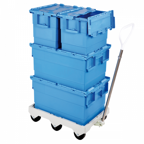 Container with integrated lid - 400 x 300