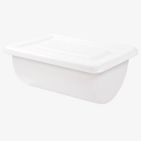 Bac grand volume semi-cylindrique