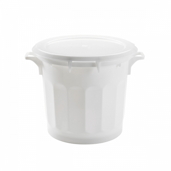 Flat lid for 75 L HACCP food contact container and 50 L small tub