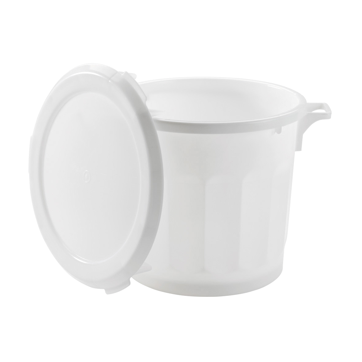 Couvercle plat pour conteneur rond HACCP 75 L et baquet 50 L