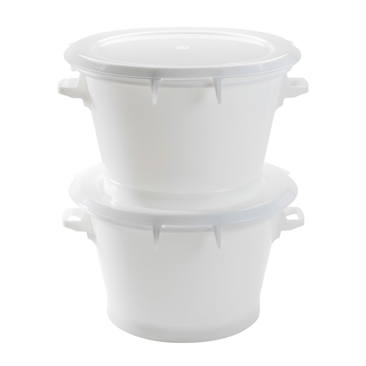 Couvercle plat pour conteneur rond HACCP 75 L et baquet 50 L