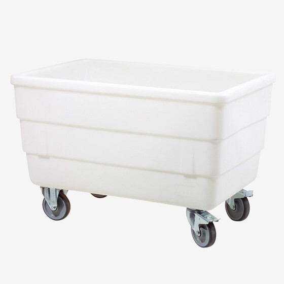 Double-wall container - stainless steel wheel housing