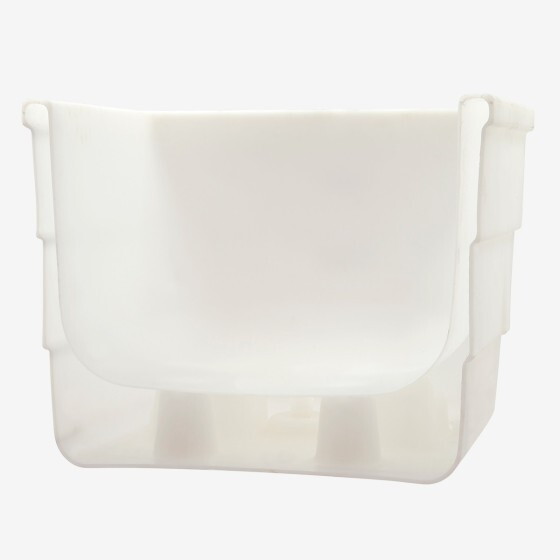 Bac grand volume double-paroi - chape inox