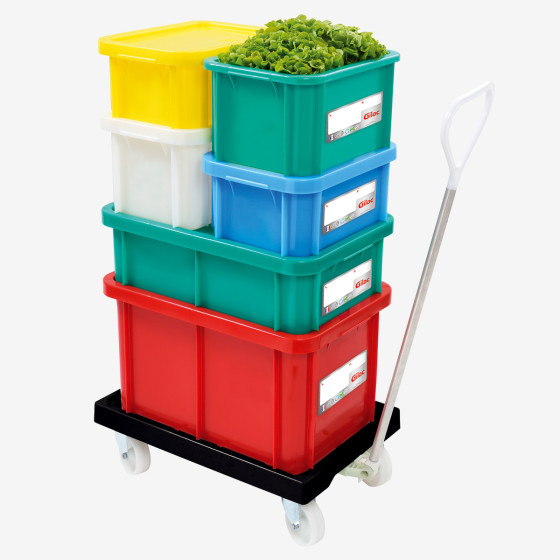 Bac renforcé HACCP 600 x 400 + couvercle