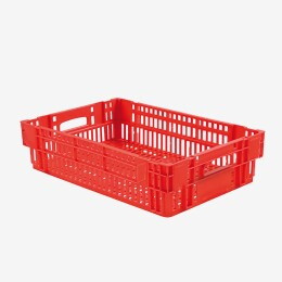 Nesting stacking perforated crate - 600 x 400