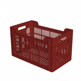 PERFORATED CRATE WITH HANDLE - 500 x 300