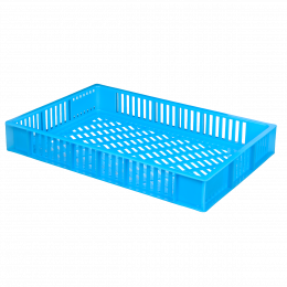 Perforated crate (without handles) - 600 x 400