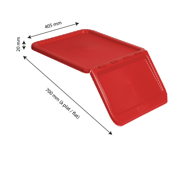 Couvercle pour bac à ingrédients 40 L et 80 L