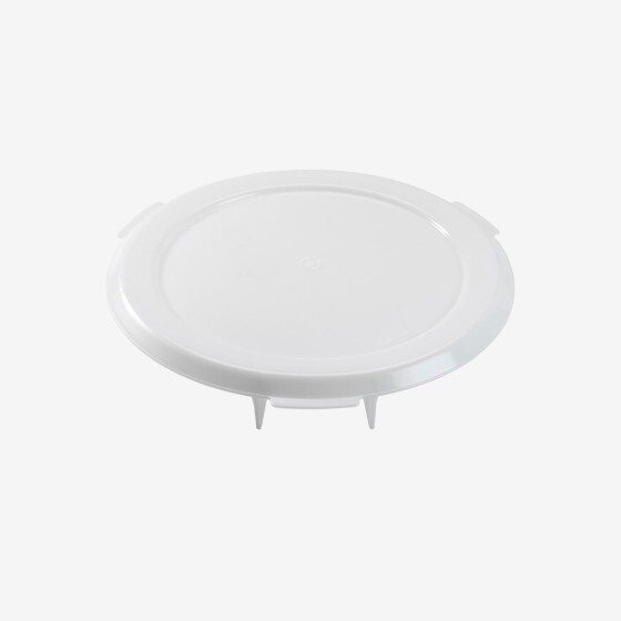 Flat lid for 75 L HACCP food contact container and 50 L small tub