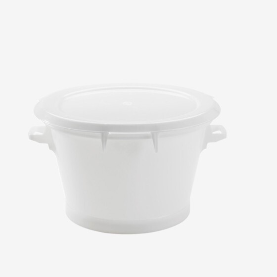 Couvercle plat pour conteneur rond HACCP 75 L et baquet 50 L