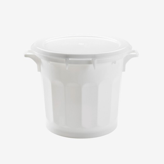 Couvercle plat pour conteneur rond HACCP 75 L et baquet 50 L