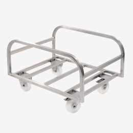 Chariot pour bac grand volume - inox