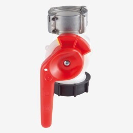 1/4 turn valve for 310 L and 500 L double-wall container