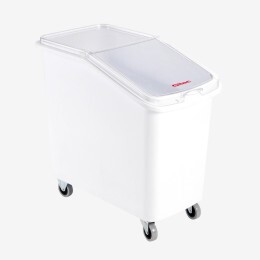 100 L ingredients container + lid - steel wheel housing