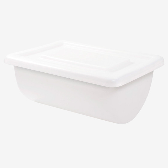 Bac grand volume semi-cylindrique