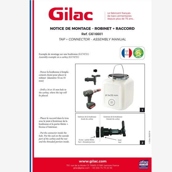Robinet petit modèle avec raccord