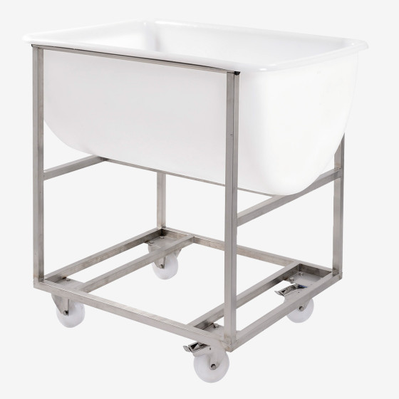 Bac grand volume semi-cylindrique