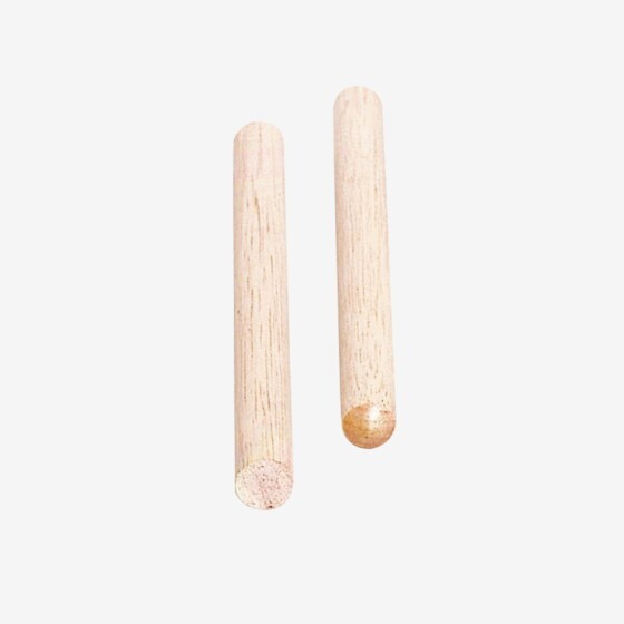 Smooth wooden handle 24 mm