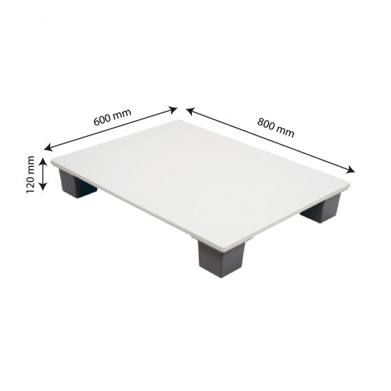 Half size food contact certified pallet - 60 x 80