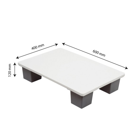 Quart-palette contact alimentaire 60 x 40