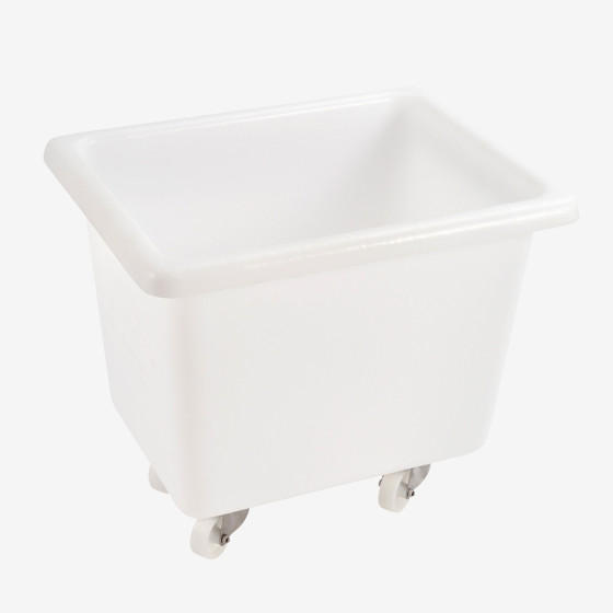Large volume container - 4 pivoting wheels (2 brakes)
